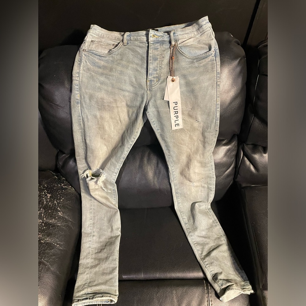 Light Blue Purple Jeans